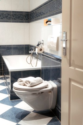 Ferienwohnung Warnemünde Badezimmer