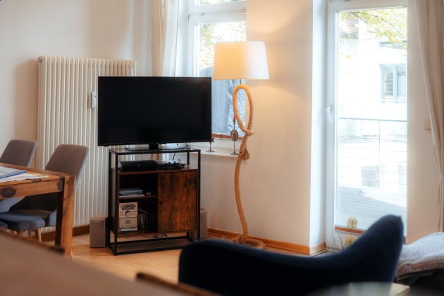 Ferienwohnung Warnemünde Wohnraum