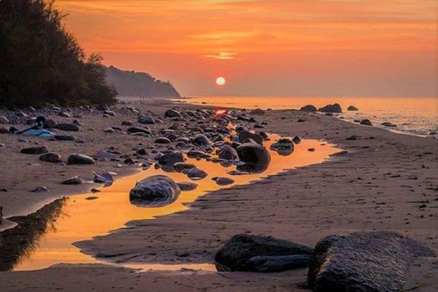 Abend am Naturstrand in Beckerwitz