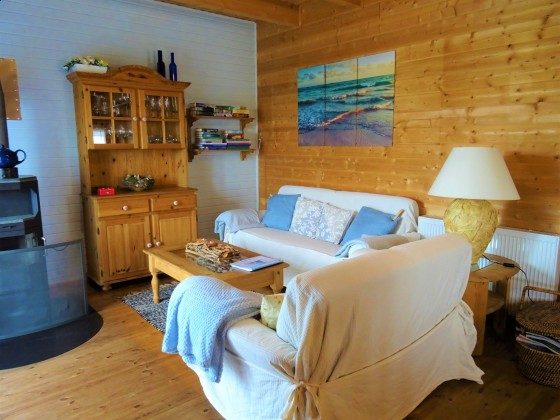 Wohnzimmer mit Kaminofen