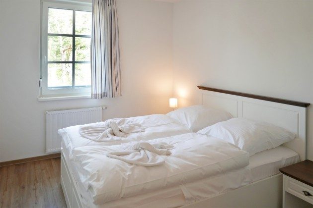 Schlafzimmer Ferienwohnungen Baabe "Arkona" im Aparthotel Inselparadies