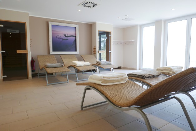 Ruhebereich im Wellnessbereich Haus Meeresblick