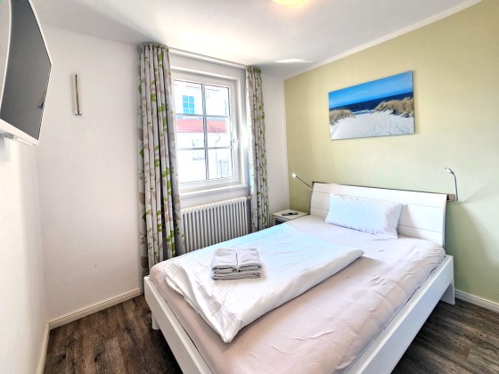 Schlafzimmer Ferienwohnung Seebrise, teilweise Meerblick Ref. 130579-1