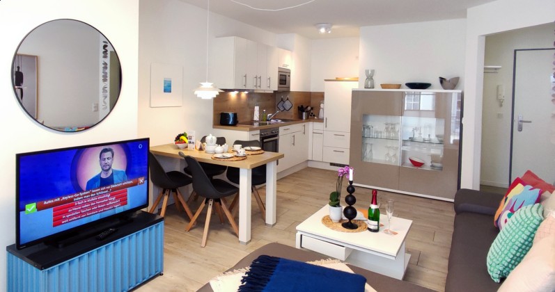 Wohnbereich Baabe Fewo Gezeiten A 1.01 Ref. 133558