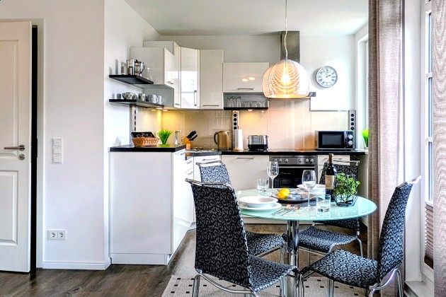 Küche und Essbereich  FeWo Strandhafer A 2.03 Ref. 249063