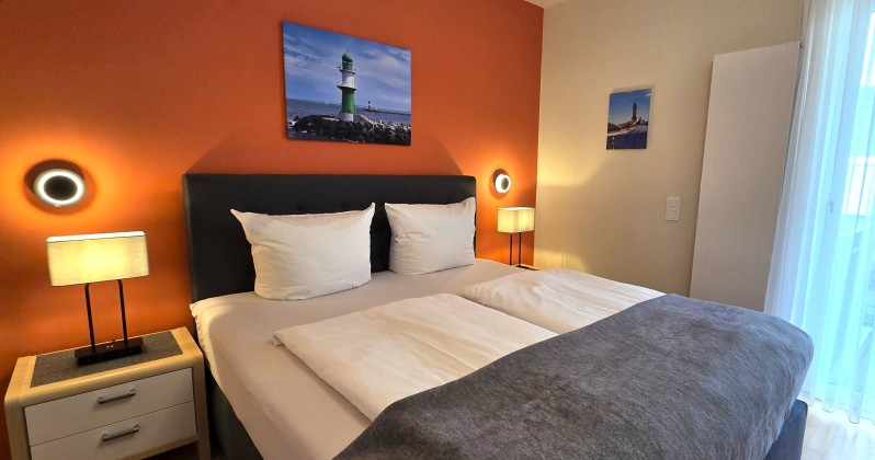 Ferienwohnung Koralle - Schlafzimmer Ansicht 2
