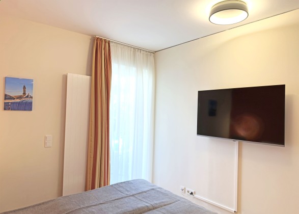 Warnemünde Ferienwohnung Koralle Schlafzimmer