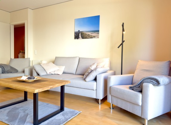 Warnemünde Ferienwohnung Koralle Wohnzimmer