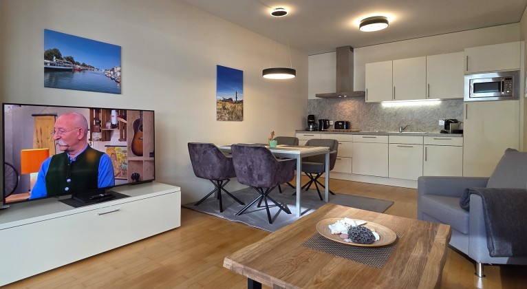 Ferienwohnung Koralle - Küchenzeile
