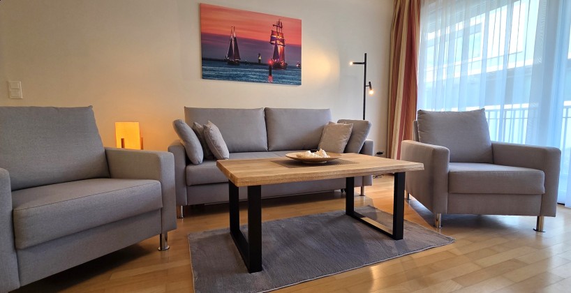 Ferienwohnung Koralle - Wohnbereich