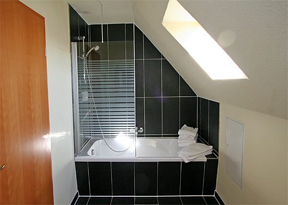 Ferienwohnung Warnemünde Badezimmer