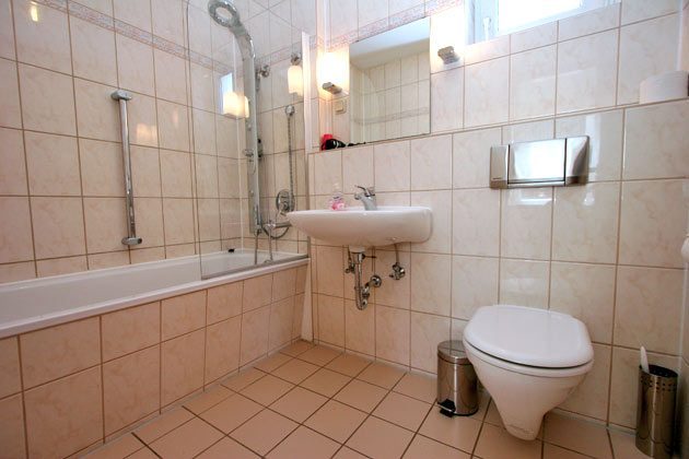 Warnemünde Apartmenthaus Badezimmer