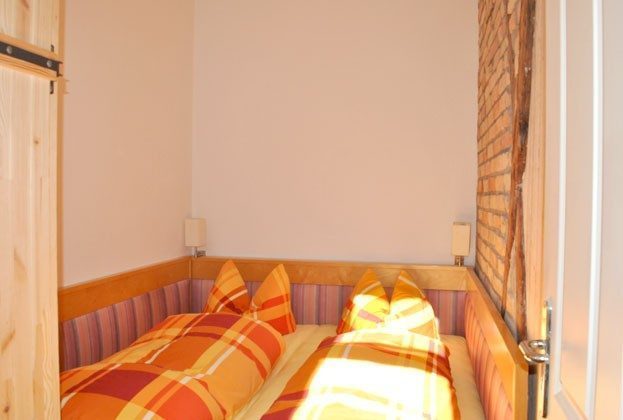 Warnemünde Ferienwohnung Ankerplatz Schlafzimmer mit Doppelbett