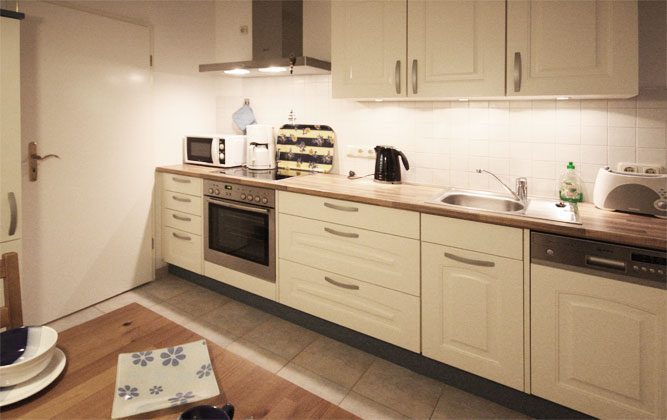 Ferienwohnung Warnemünde Küche