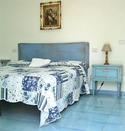 Schlafzimmer Ferienwohnung Gargano Cielo