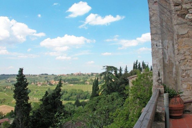 Aussicht von der Terrasse - Ferienhaus Toskana im Chianti-Gebiet Ref 22649-12