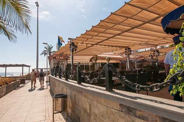 Restaurants an der Promenade von San Agustin