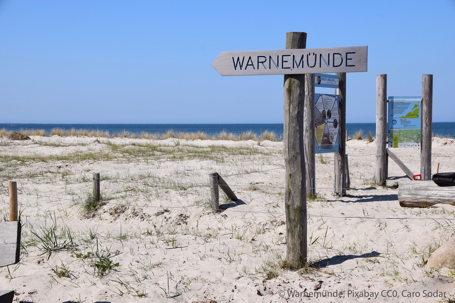 Warnemünde Wegweiser