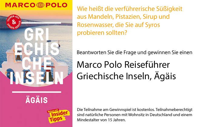 Gewinnspiel Griechische Inseln